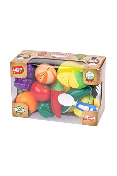 Birlik Oyuncak Kesilebilen Meyve Ve Sebzeler 22 Parça Urt007-2ab