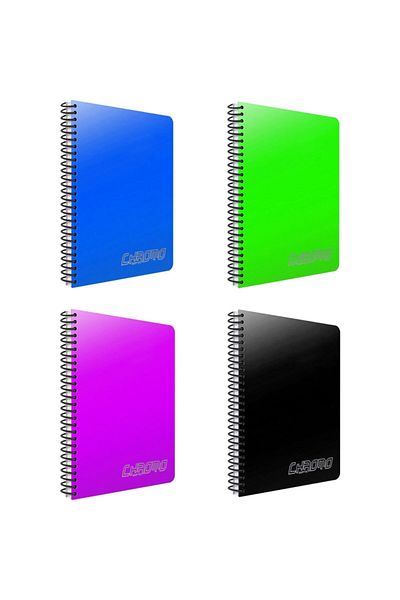 Gıpta Chromo 4 Pieces A5 80 sheets Checkered Plastic Cover Defte