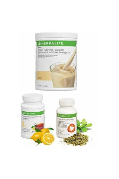 Herbalife Vanilya Shake 50 gr Limon Çay Thermo Complate