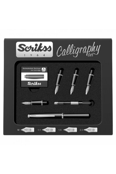 Scrikss 33 Kaligrafi Set Siyah Gövde