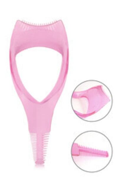 Makeuptime Ροζ Μάσκαρα Arya, Συσκευή για βλεφαρίδες που δεν μουτζουρώνει