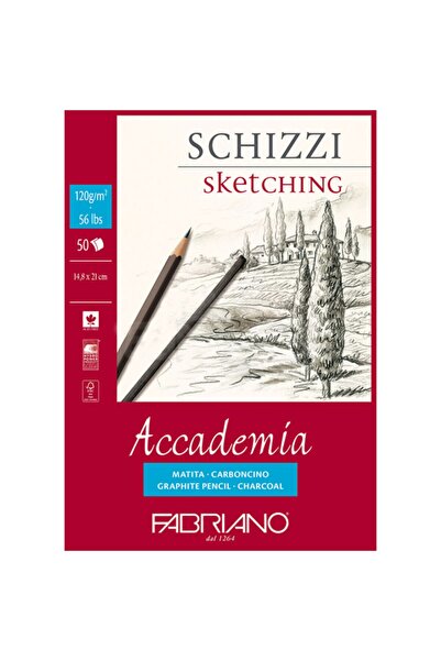 Fabriano أكاديمية رسم كتلة غلاف مقاس A5 120 جرام 50 ورقة41121421