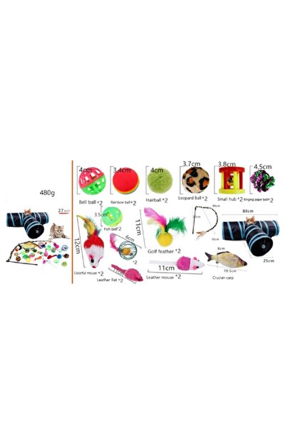 Mixpet 27 Piece Model 5 Cat Toy Set