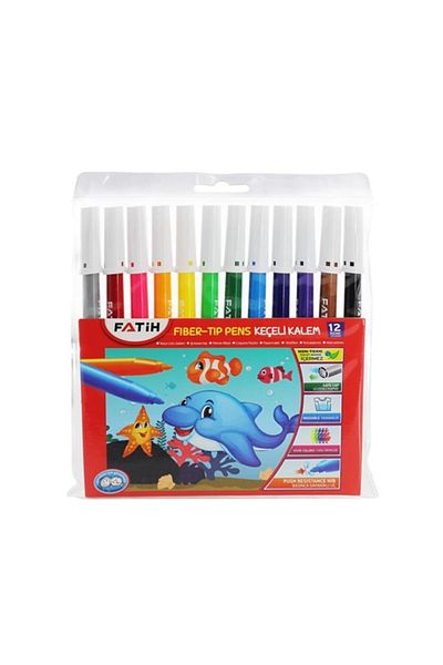 Fatih 12 Colors Felt Tip Pen