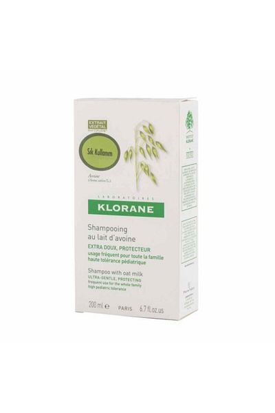 Klorane Care Shampoo Containing Oat Milk 200 ml