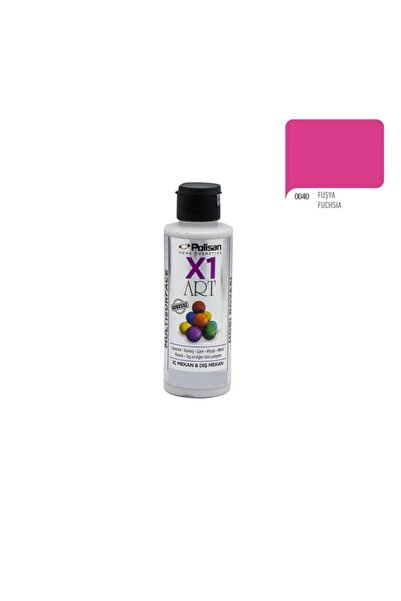 Polisan X1art Multisurface Hobi Boyası 120ml - 0040 Fuşya