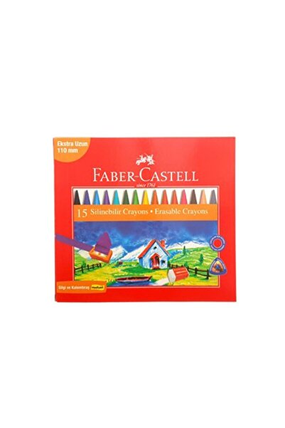 Faber Castell قلم تلوين شمع فابر باستيل 15 لون (5281122715)