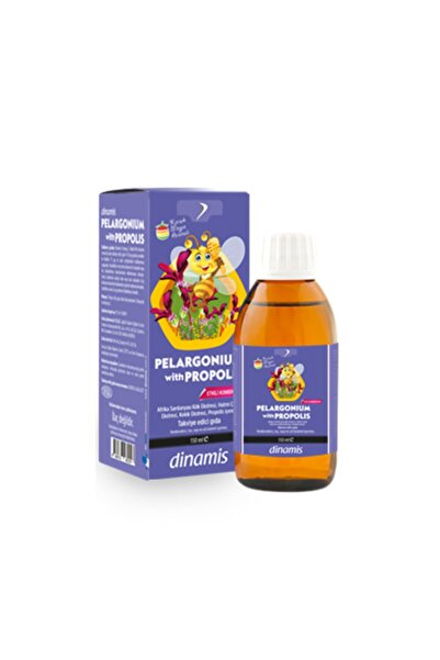 DİNAMİS Pelargonium With Propolis Içeren Takviye Edici Gıda 150 ml