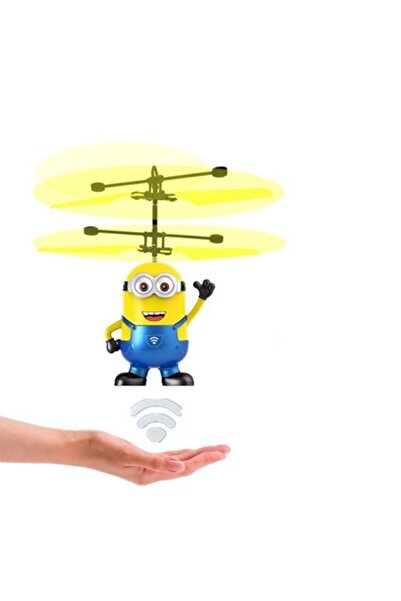 Genel Markalar Usb Kablolu Şarj Edilebilir Hareket Sensörlü Uçan Minion Oyunc...