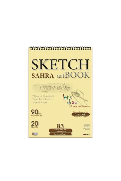 Folix Sketchbook Sahra 34,5 X 49,5 Spiral 90 Gr20 Sheets Sketchbook