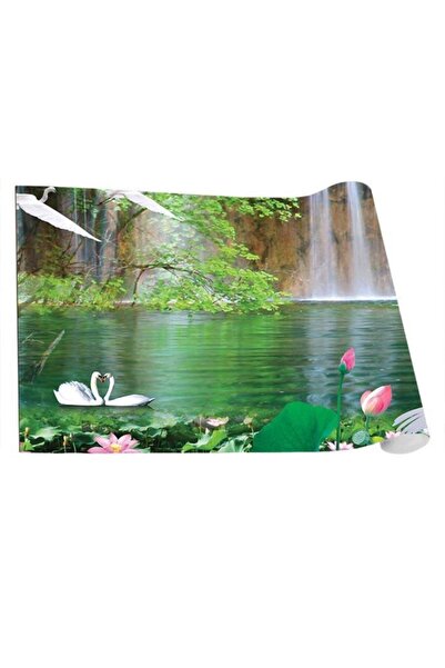 StickerArt Mutfak Tezgah Arası Folyo Fayans Kaplama Folyosu Şelale