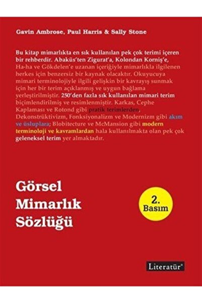 Literatür Yayıncılık Görsel Mimarlık Sözlüğü