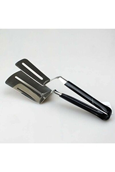 Genel Markalar Metal Silikonlu Paslanmaz Çelik Spatulalı Maşa