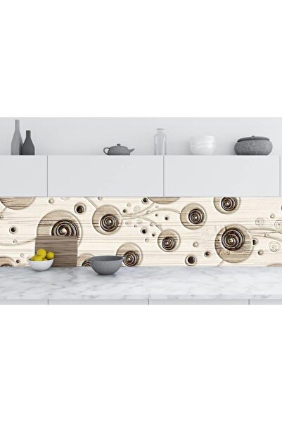 StickerArt Mutfak Tezgah Arası Folyo Fayans Kaplama Folyosu Şekiller