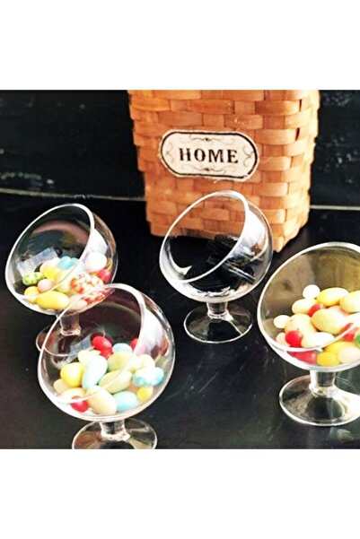 MHK Collection Lux 6-Piece Cut Model Magnolia Dessert Glass