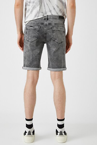 Koton Чоловічі бермуди сірого кольору 1YAM43002YD