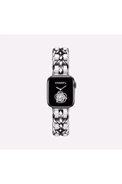 LIMD Apple Watch Uyumlu 42-44-45 Mm Şık Metal Örgü Kordon