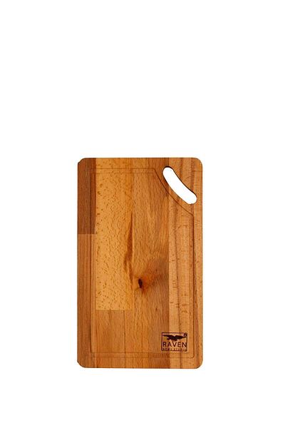 Raven Home Studio Solid Wood Cutting - Presentation Board Cutting Board Natural