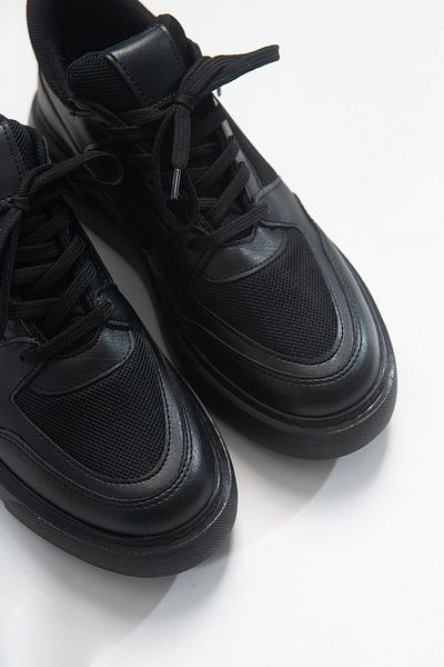 LuviShoes Γυναικεία αθλητικά παπούτσια PURE Black Skin