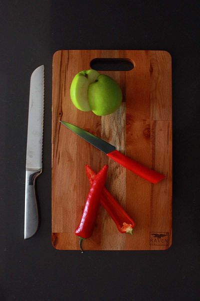 Raven Home Studio Solid Wood Cutting - Presentation Board Cutting Board Natural