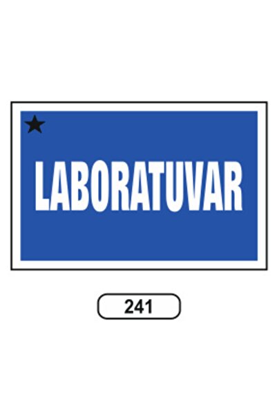 ERGÜNDOĞDU Laboratuvar Uyarı Ikaz Levhası
