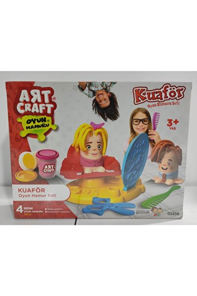Art Craft Oyuncak Kuaför Hamur Seti (4 Renk Hamur 224 Gr)
