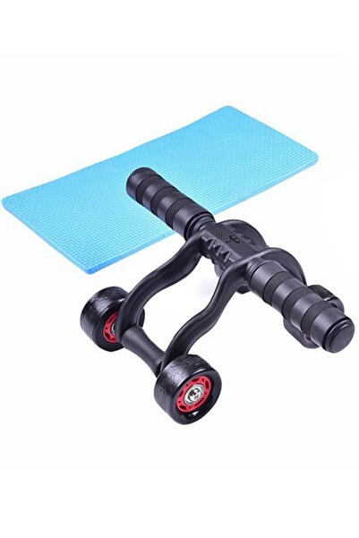 Jet 4 Tekerlekli Karın Kası Egzersiz Aleti Güç Tekerleği Karın Göğüs Kas Şeki...