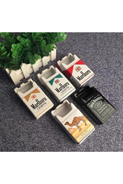 new and single Dekoratif Sigara Paketi Şeklinde Küllük Sigara Paketi Şeklinde...