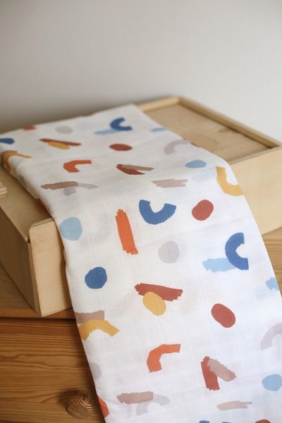 Tarkito Organic Pastel Muslin Cover 75x95 Cm