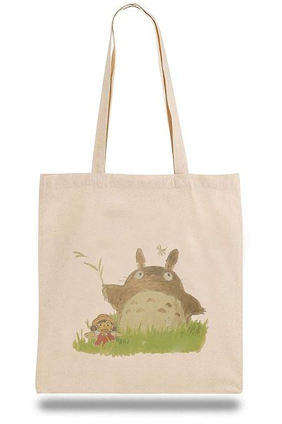 QIVI Geantă de pânză Vecinul meu Vecinul meu Totoro