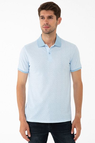 Pierre Cardin Μπλε ανδρικό μπλουζάκι G021GL011.000. 1315253