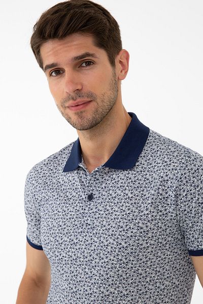 Pierre Cardin Ανδρικό μπλουζάκι Navy Blue - G021GL011.000.1315253
