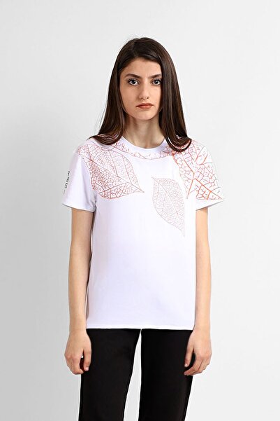 Kadın  Sıfır Yaka T-shirt