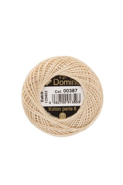 domino Koton Perle 8Gr Beige No:8 Embroidery Thread Cross Stitch Panch Floss - 00387