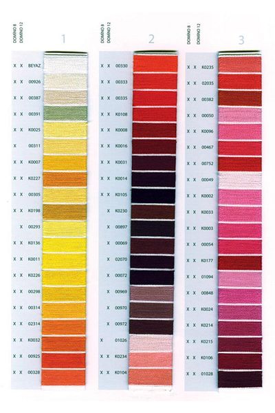 domino Koton Perle 8Gr Beige No:8 Embroidery Thread Cross Stitch Panch Floss - 00387