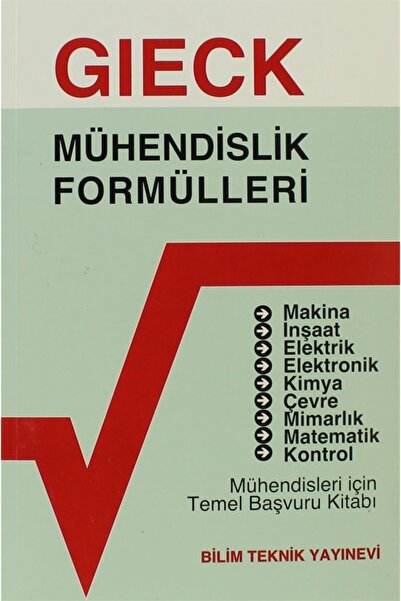 Bilim Teknik Yayınevi Inženjerske formule - Kurt Gieck 9789755400969