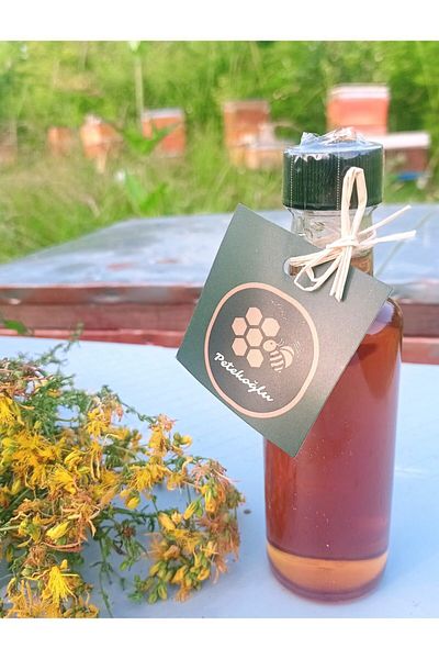 Petekoğlu St. John's Wort Oil - 100ml Glass Bottle Handmade