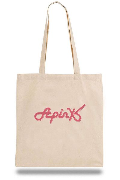 QIVI Geantă Pânză K Pop Apinx S Pink Luv