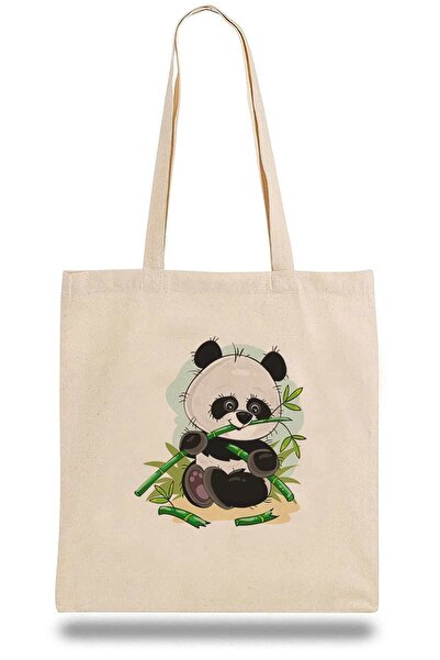 QIVI Tkanina Torba Panda