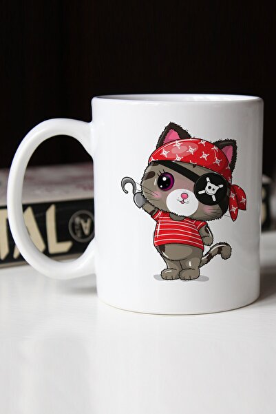 Mimiyum Pirate Cat Printed Mug