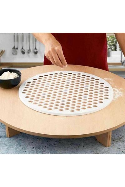 Senin Dükkanın Practical Ravioli Mold Ravioli Cutting Apparatus Large Size 42 Cm Ravioli