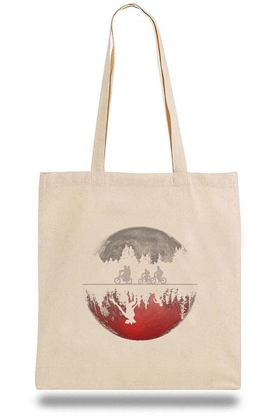 QIVI Geantă Stranger Things Eleven Dustin Demogorgon Bicicletă