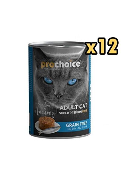 ProChoice Pro Choice Sardunya Ve Hamsili Yetişkin Kedi Konservesi 400 Gr (12 ...