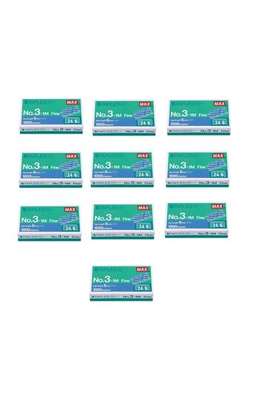 Max Staple Wire 24/6 1m 10 Pieces