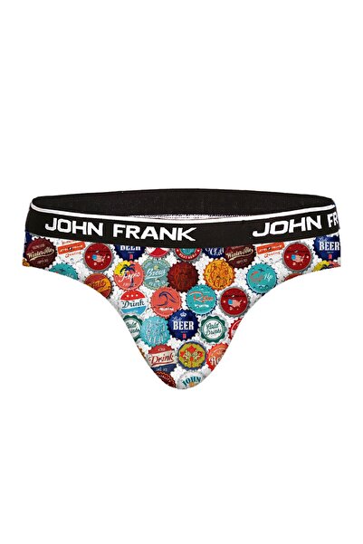 John Frank Erkek Beercap Desenli Slip