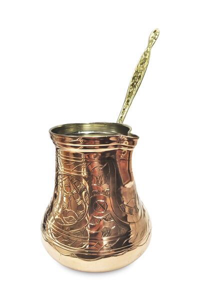 Genel Markalar El Işi Büyük Ağır Bakır Cezve