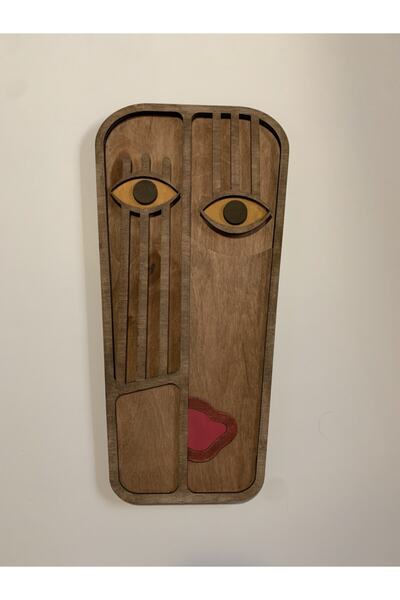Woodingen El Yapımı Dekoratif Yüz Maske