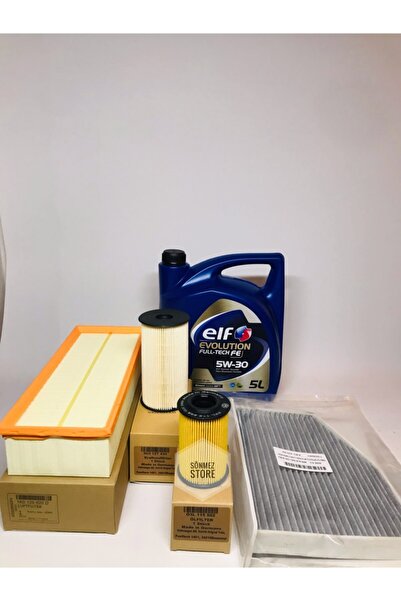 ELF Volkswagen Jetta 1.6 Tdi Filtre Seti 5w30 Motor Yağı Uyumlu