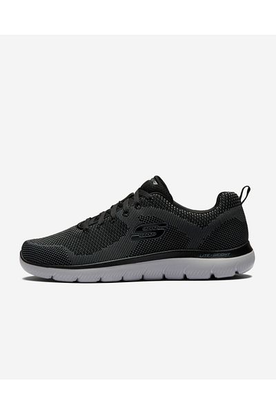 SKECHERS Summits - Brisbane Men's Black Sports Shoes - 232057   Bkw