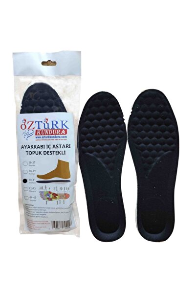 Sertay Ayakkabı İç Astarı Yarı Ortapedik Topuk Destekli Tabanlık (40-41)